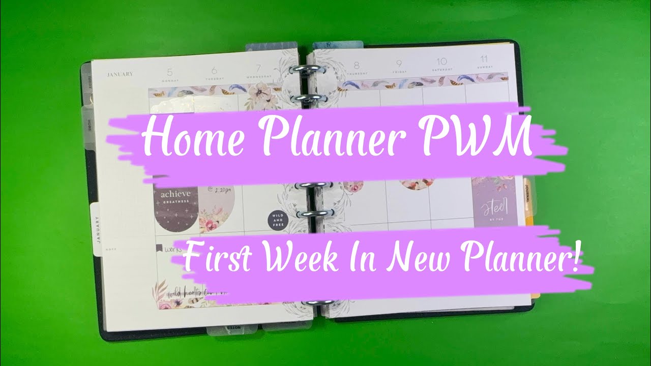 Home Planner PWM-New Planner!