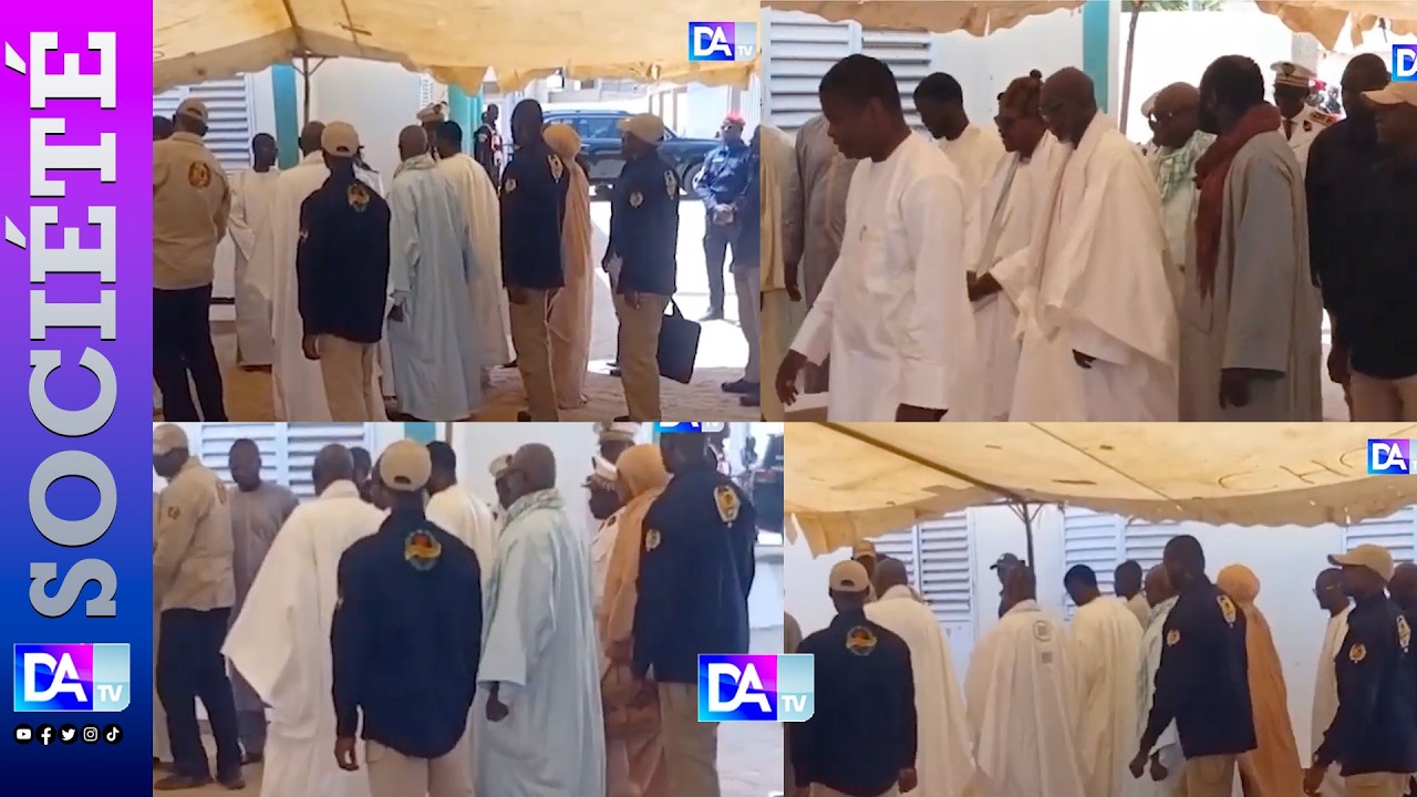 TOUBA - Arriv&eacute;e du Pr&eacute;sident Diomaye Faye dans la cit&eacute;