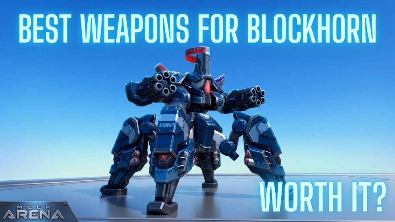 Стоит ли вкладываться в Blockhorn?!... Лучшие сборки для Blockhorn!! | Mech Arena