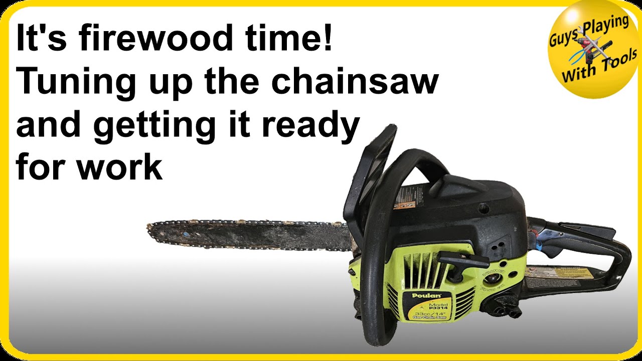Tuning a chainsaw