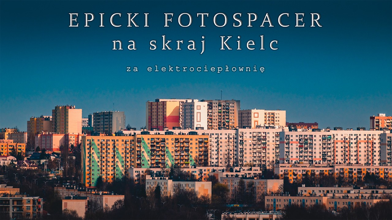 Epicki fotospacer na skraj Kielc za elektrociepłownię!