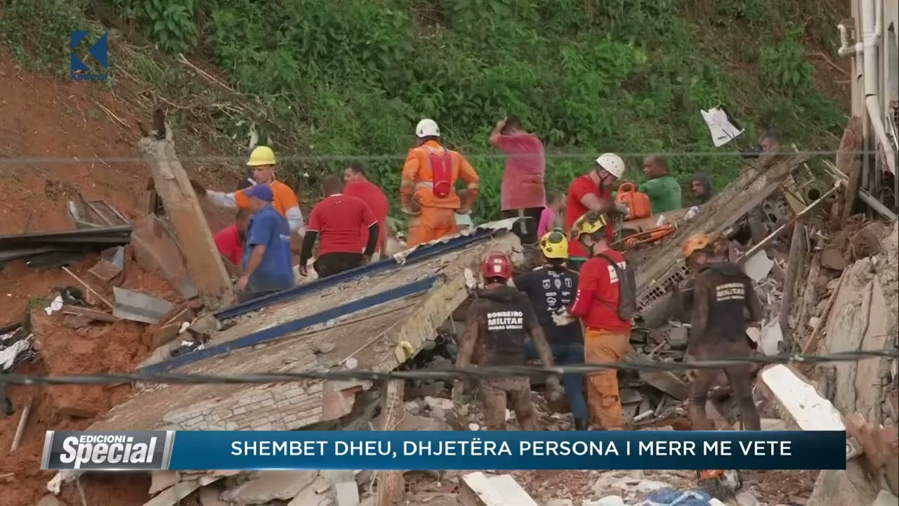 Shembet dheu, dhjetëra persona i merr me vete