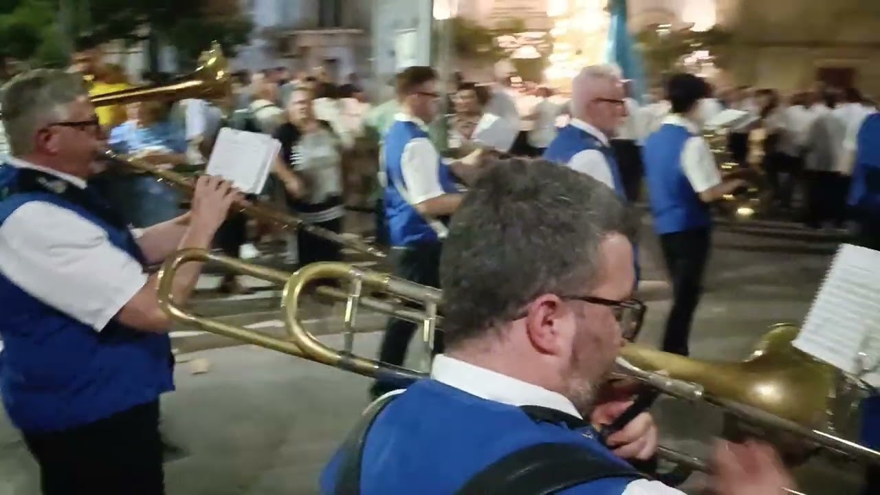 Banda di Grumo Appula - Marcia Civiltà - Processione Madonna di Mellito a Grumo Appula 26/7/25