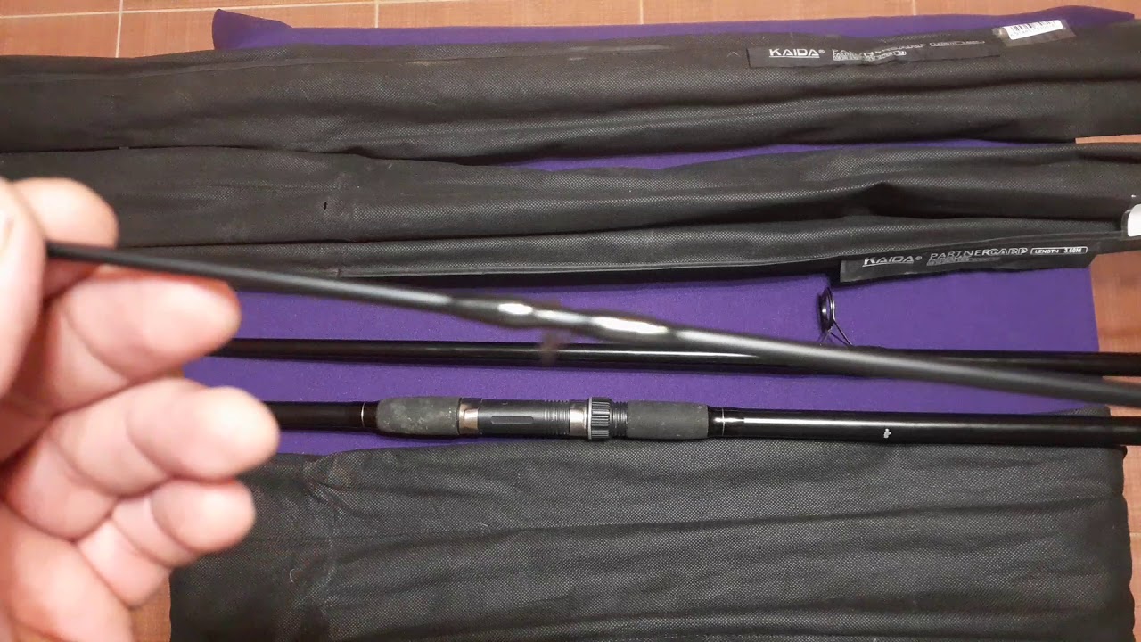 Карповое удилище PARTNER CARP от KAIDA 3,6м 3lb/Мои первые бюджетные карповички.