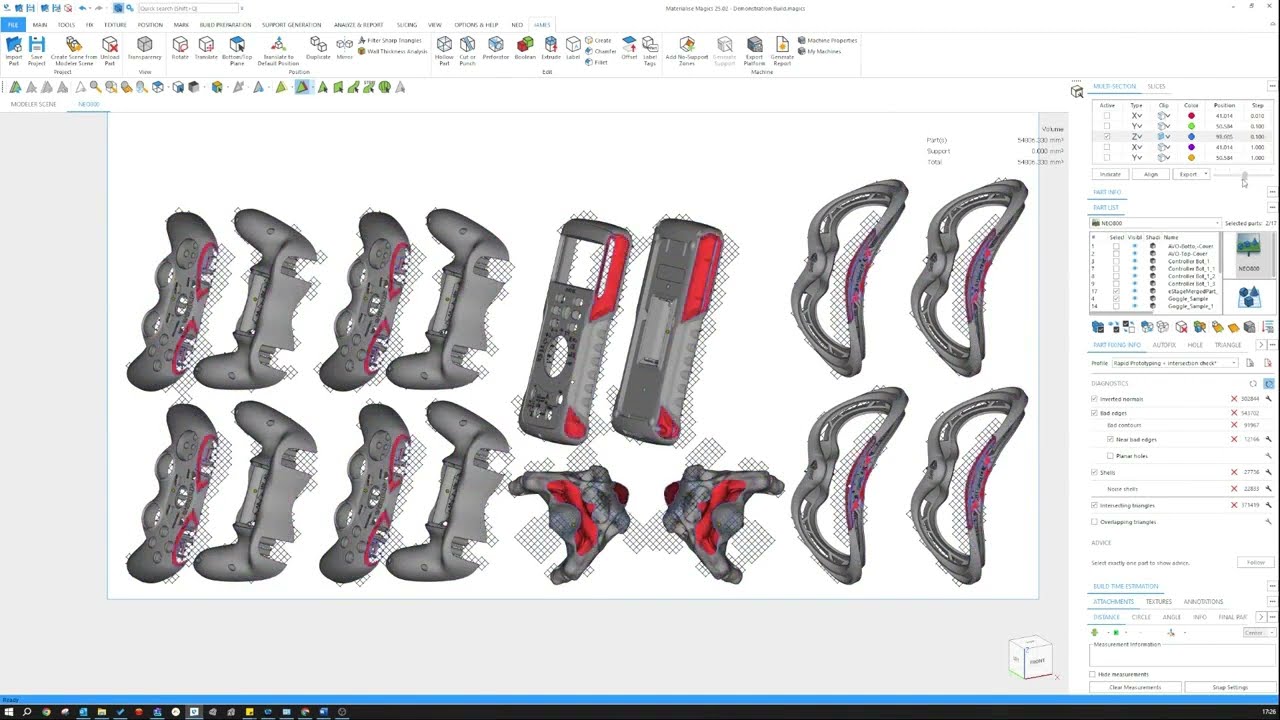 Stratasys Academy | Impressoras Neo 450/800: Visão geral do fluxo de trabalho no Materialise Magics
