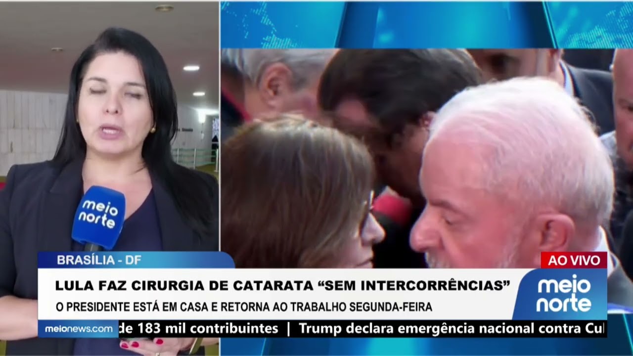 Lula faz cirurgia de catarata 