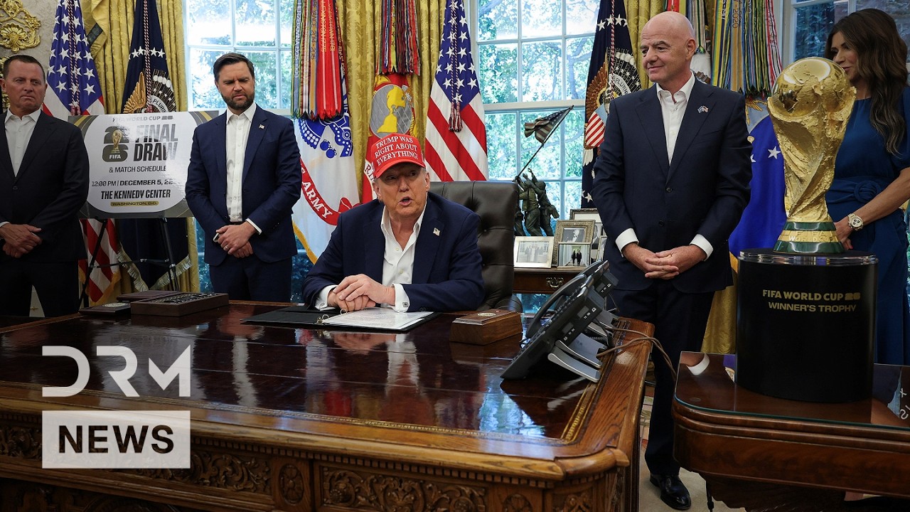 Just In: Trump Makes Historic World Cup Announcement With FIFA President at White House | AC1G