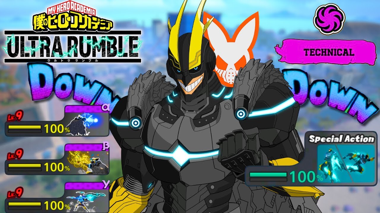 ARMORED ALL MIGHT IS HERE AND HE IS A MONSTER! (9KO’s) My Hero Ultra Rumble