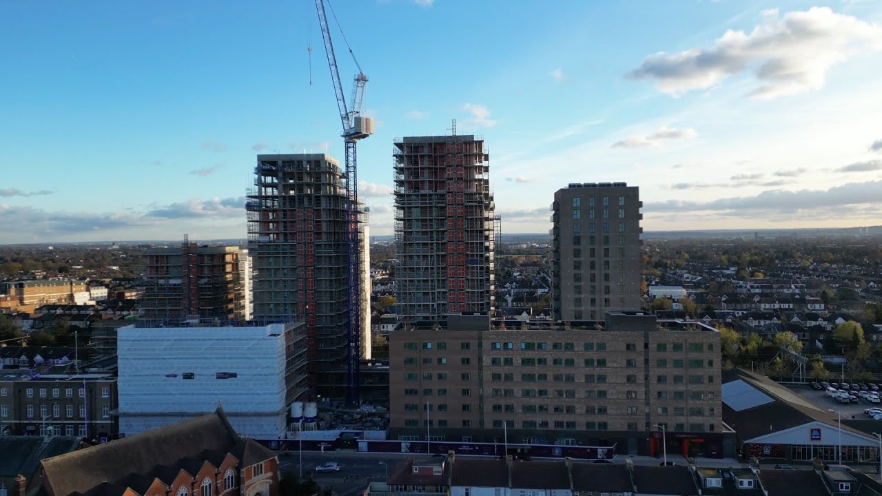 Epic Late November Urban Drone Flight (DJI Mini 3 Pro)