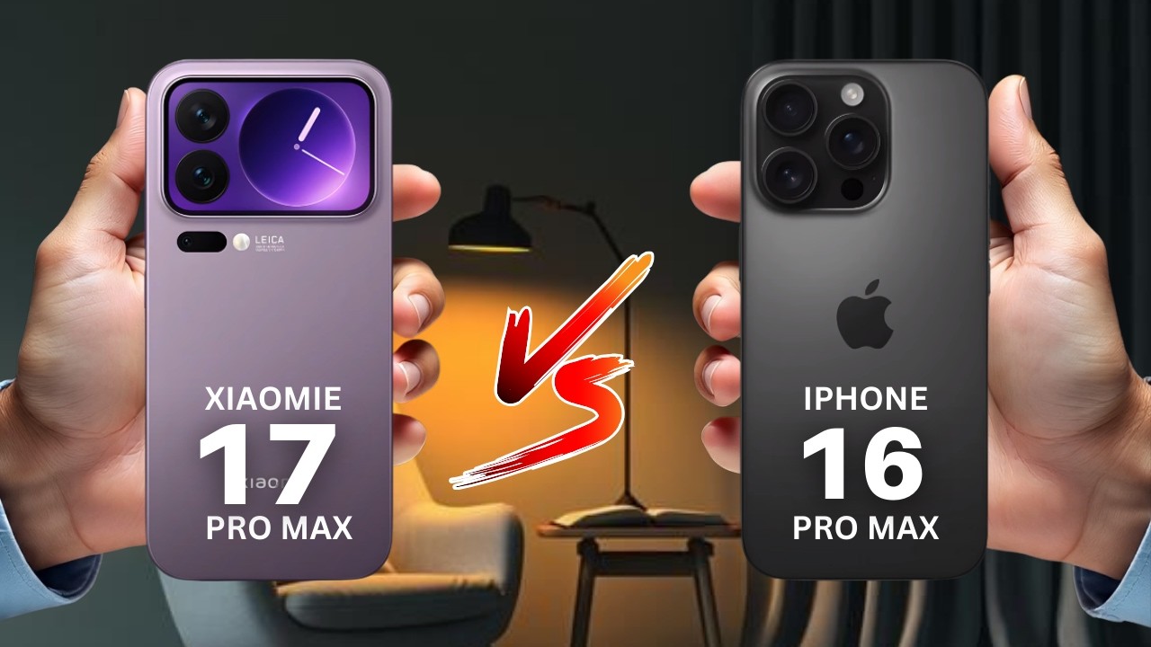 Xiaomi 17 Pro Max vs iPhone 16 Pro Max 🔥 Full Specs Comparison