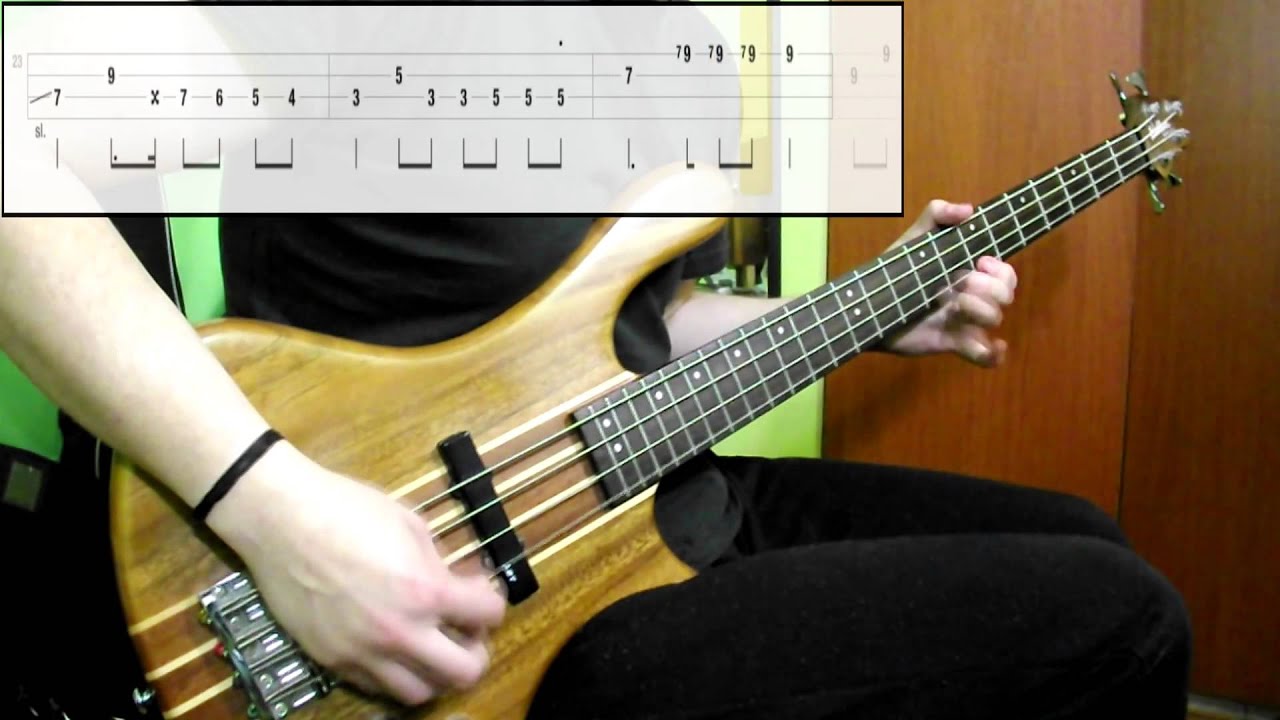 Alice Cooper - I'm Eighteen (Bass Cover) (Play Along Tabs In Video)