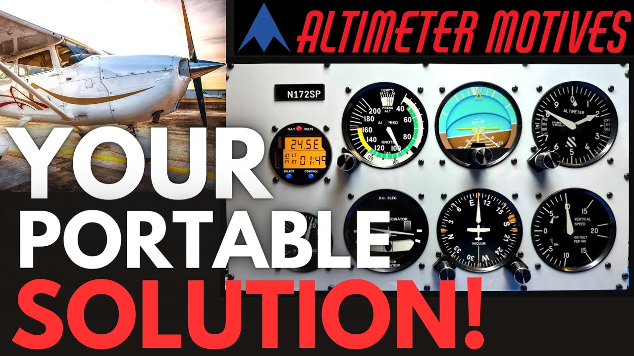 LATEST Flight Sim HARDWARE - Six Pack Panel! | Review | Altimeter Motives