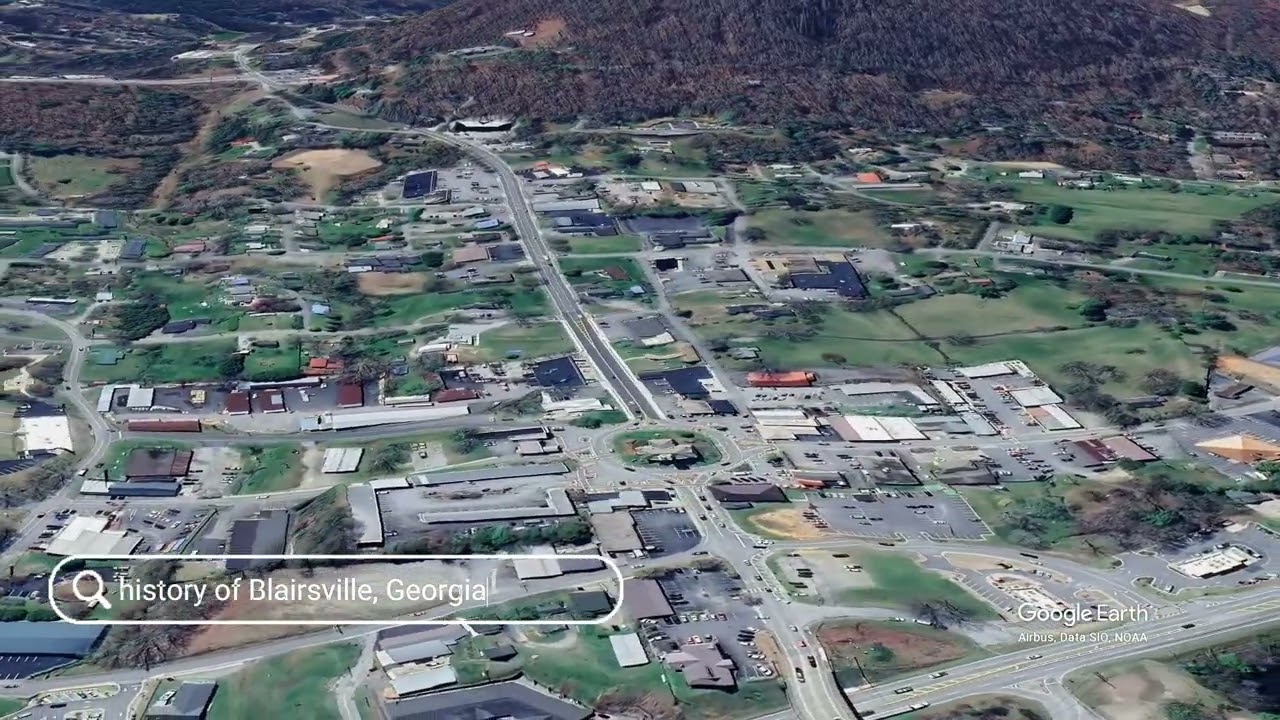 The history of Blairsville, Georgia