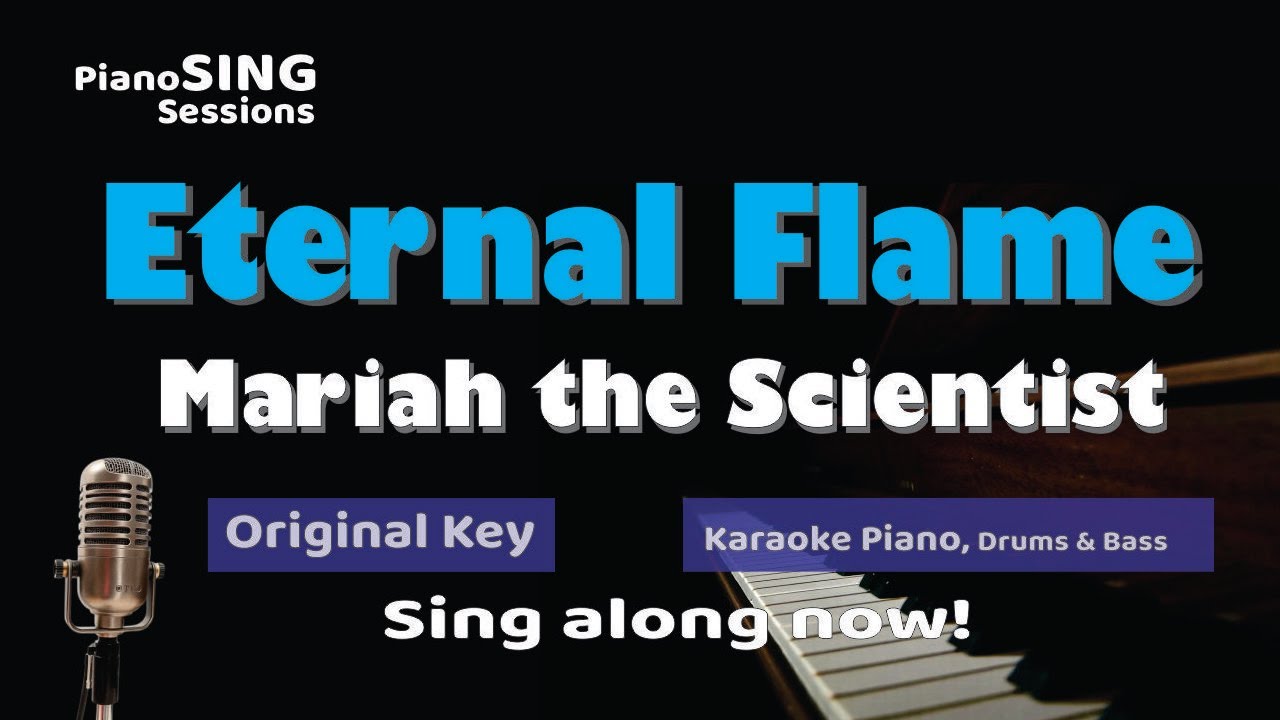 Mariah the Scientist - Eternal Flame | Piano Karaoke Instrumental