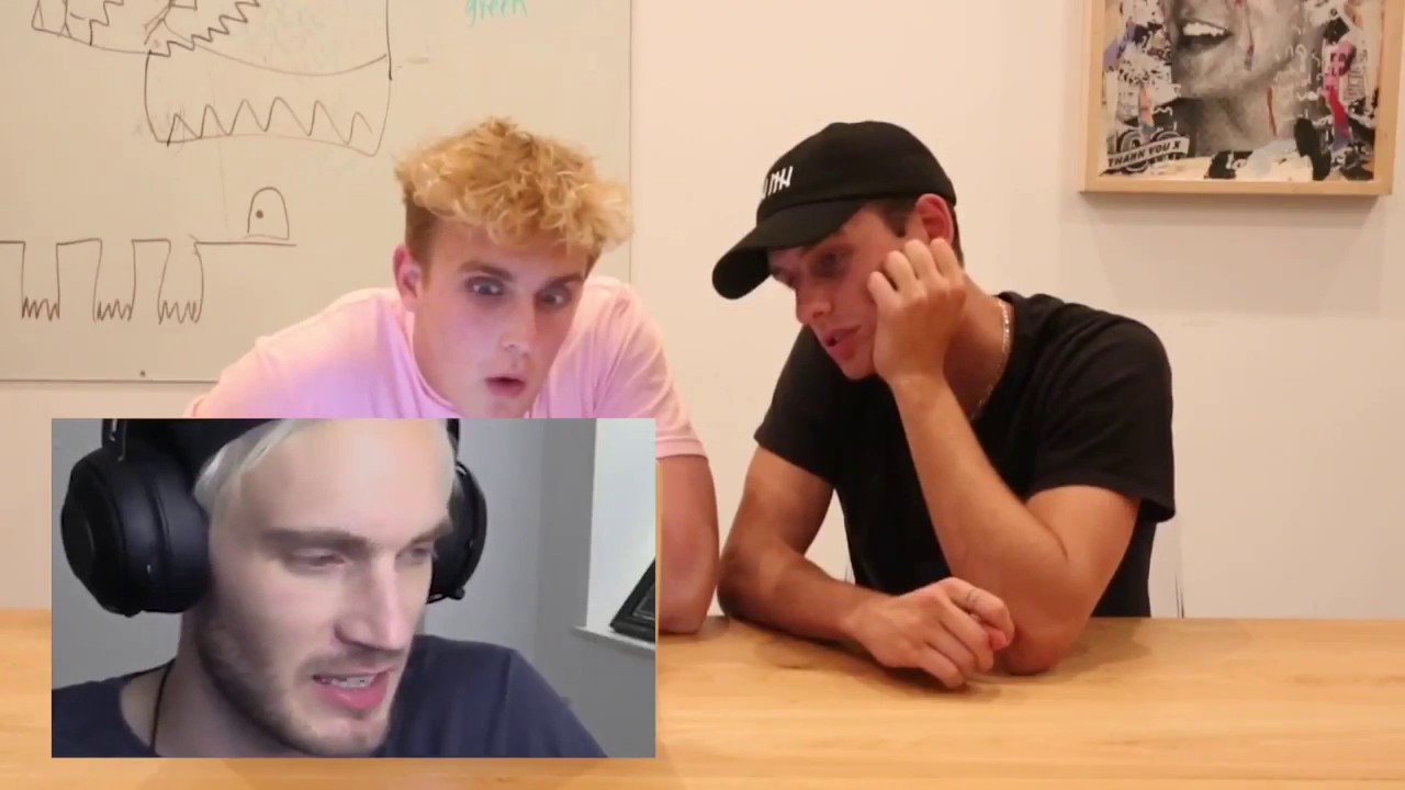 reacting to pewdiepie ||JAKE PAUL 2||