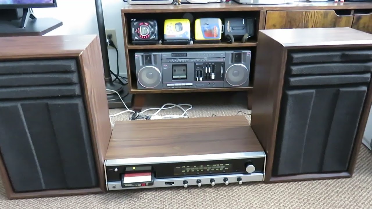 RARE Vintage 70's Detson D-800 AM/FM Multiplex Stereo 8-Track Player Receiver Serviced.