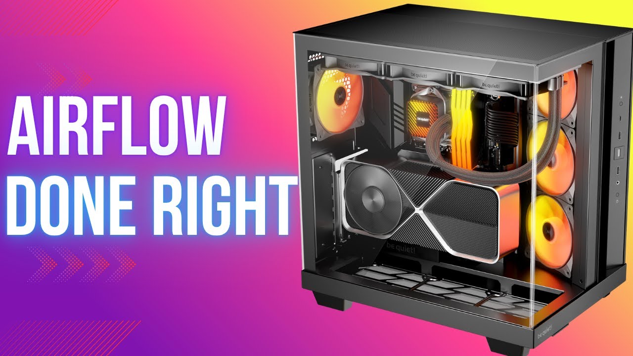 Лучший корпус Mid-Tower для воздушного потока видеокарты? Тихо! Light Base 500 LX
