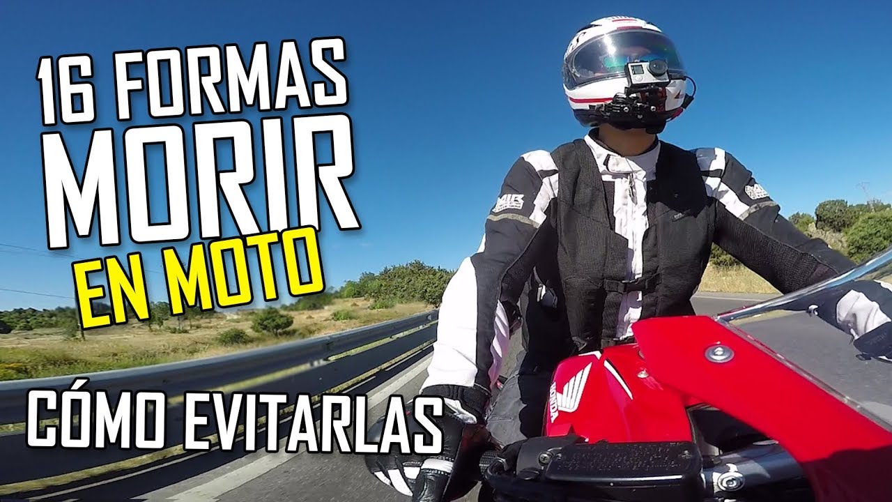 CÓMO NO MORIR EN MOTO - 16 ERRORES Y TRUCOS