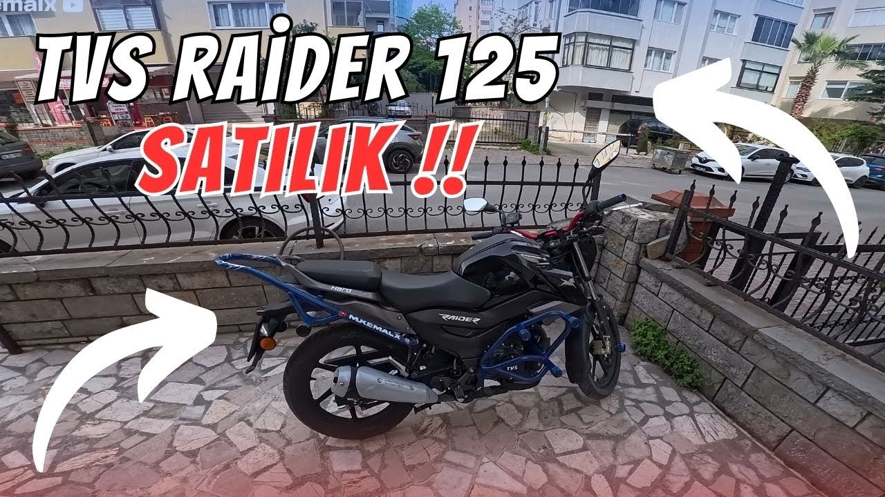 TVS RAİDER 125 MOTORUMU SATIYORUM !! l MOTOVLOG #14