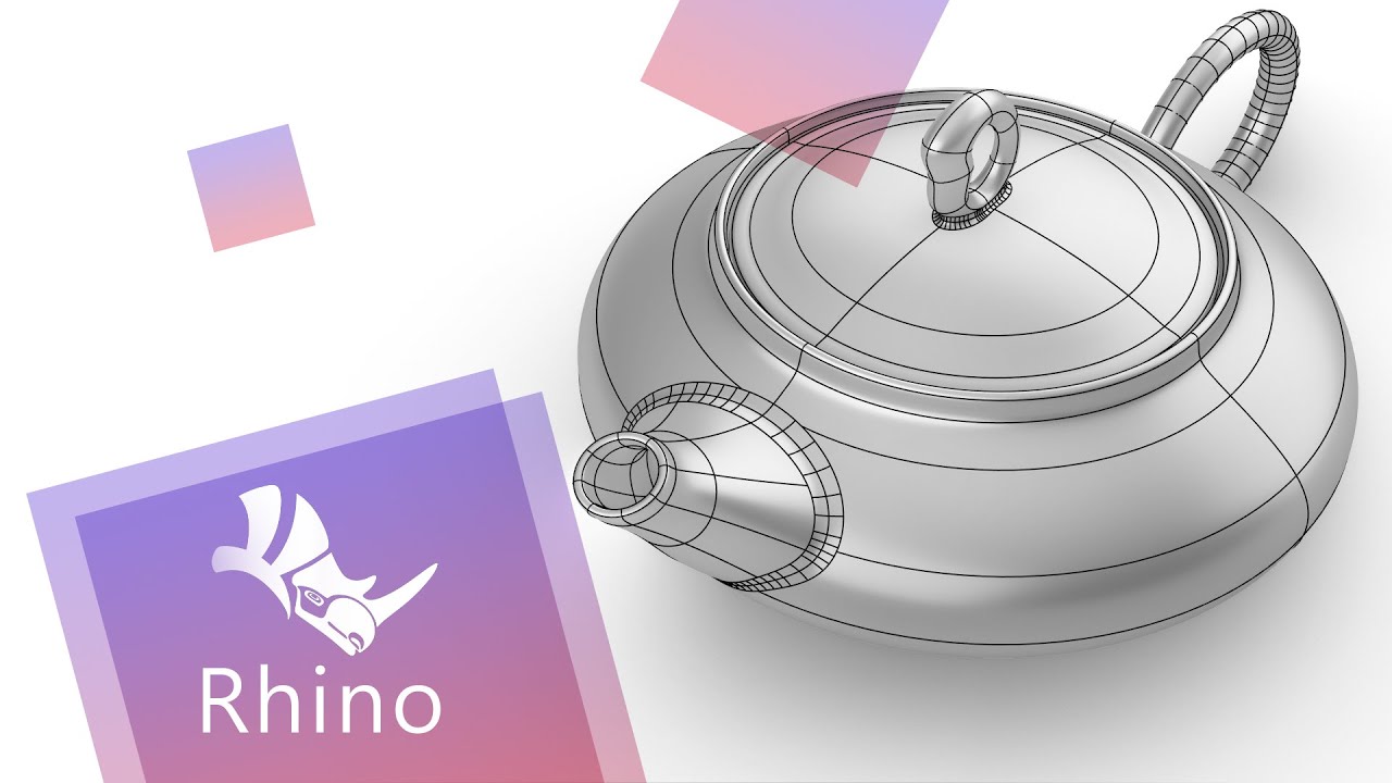 Rhino - How to model Teapot for 3D Printing / 中式茶壺