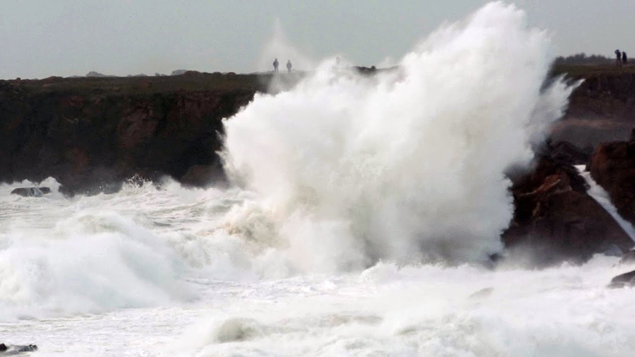 La tempête Bella sur l'île d'Yeu