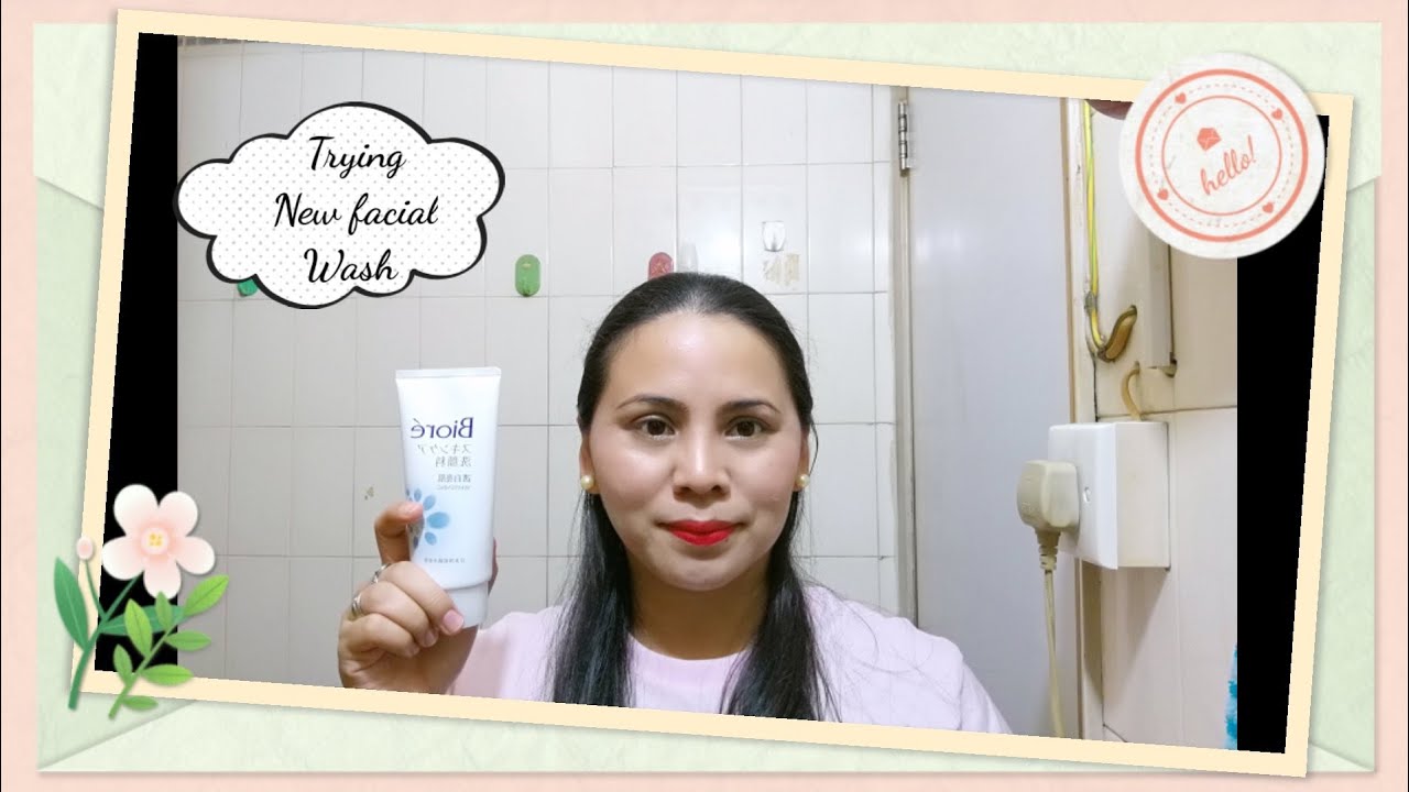 TRYING BIORE FACIAL WASH