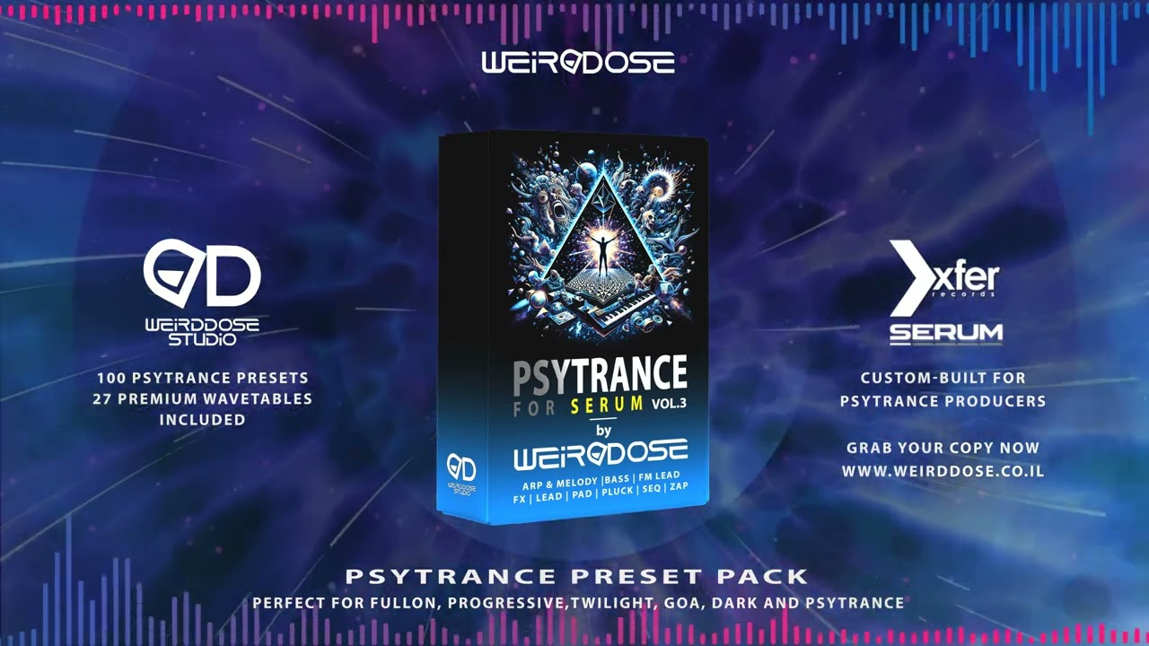 WeirDDose PSYTRANCE SERUM PRESETS V.3