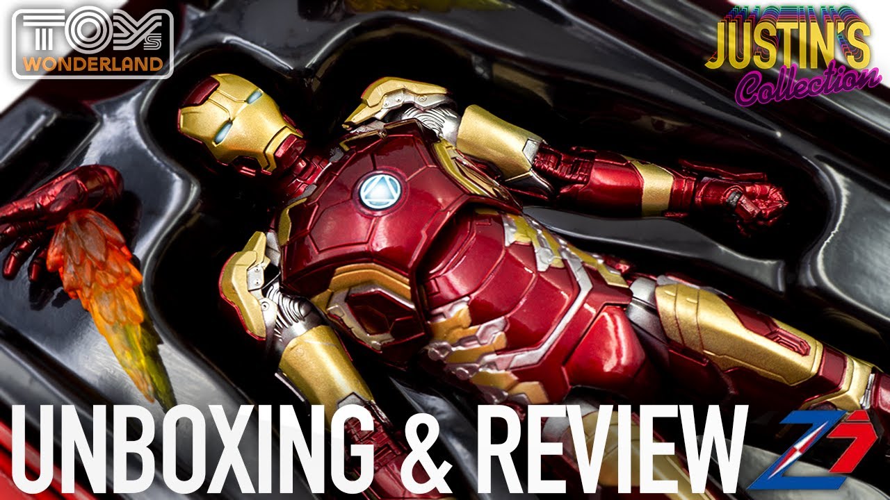 Iron Man MK43 Avengers Age of Ultron ZD Toys 1/10 Scale Figure Unboxing & Review