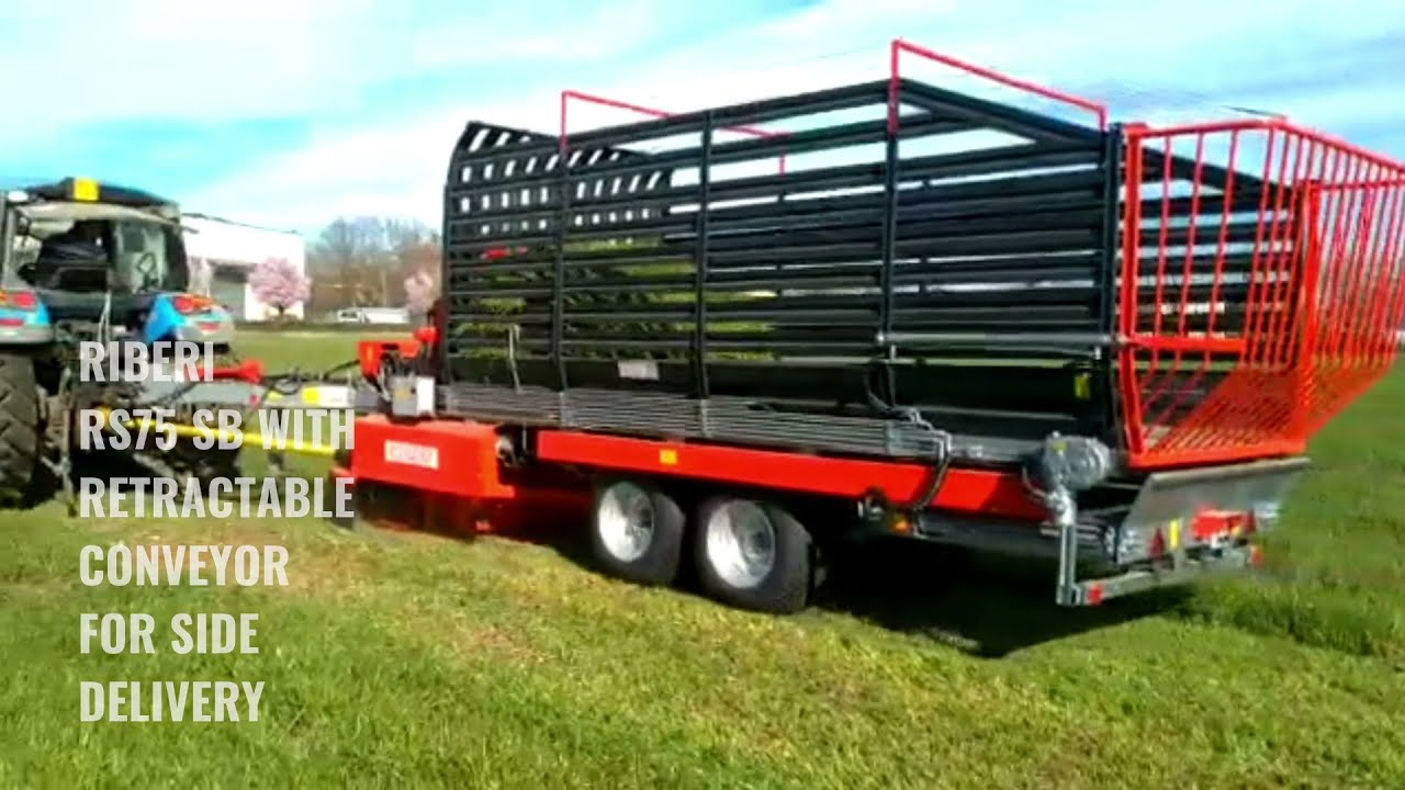 SELF-LOADING CUTTER WAGON RIBERI RS75 SB – FIELD TESTING