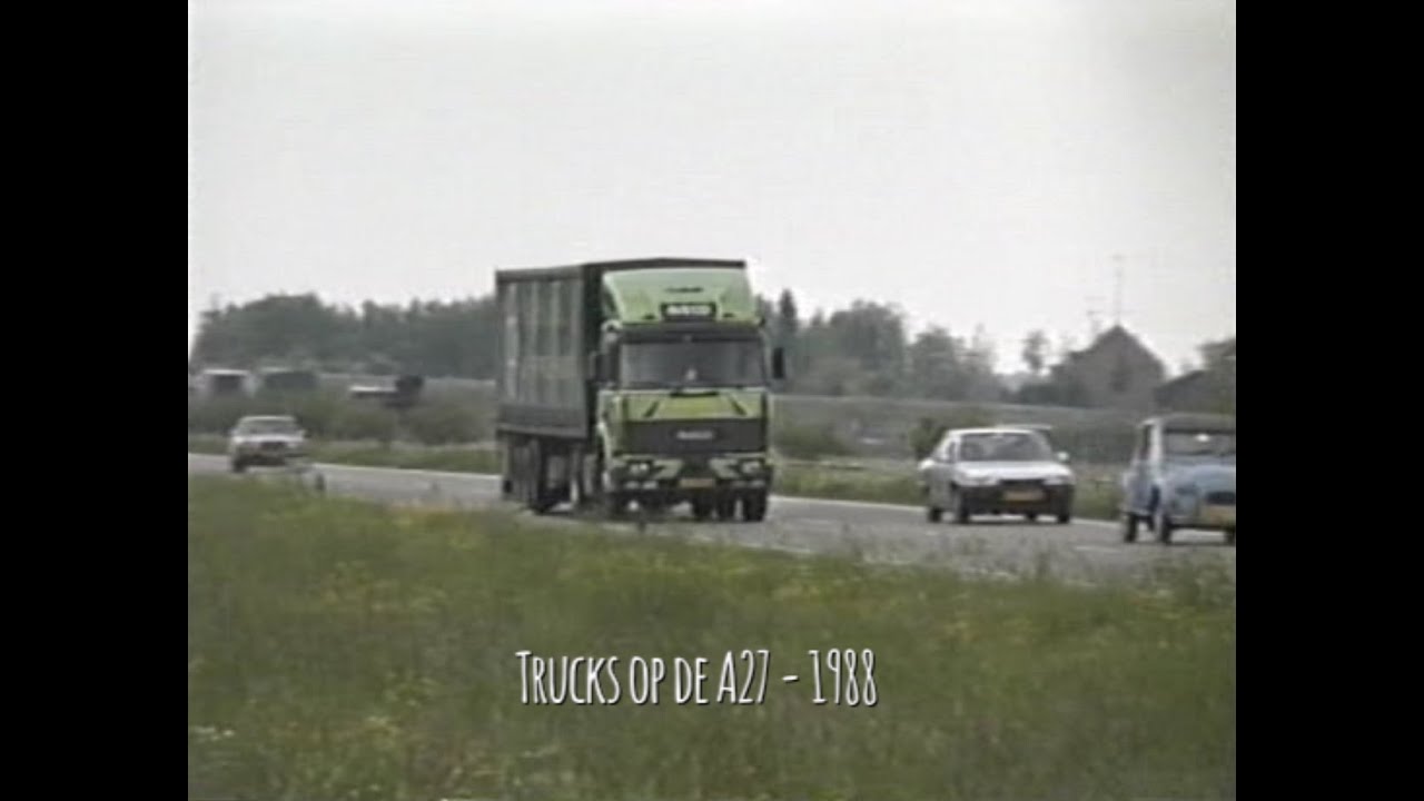 Trucks op de A27 - 1988