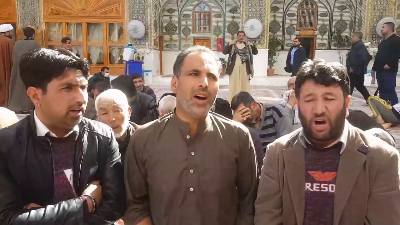 broshaski marsia khowani .zaireen in Najaf Iraq .