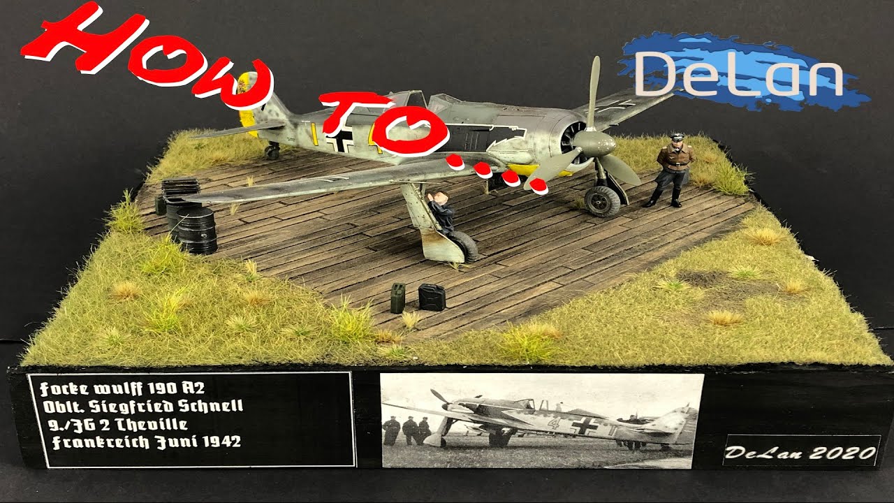 How to.... Feldflugplatz Diorama/Airfield Diorama WW2