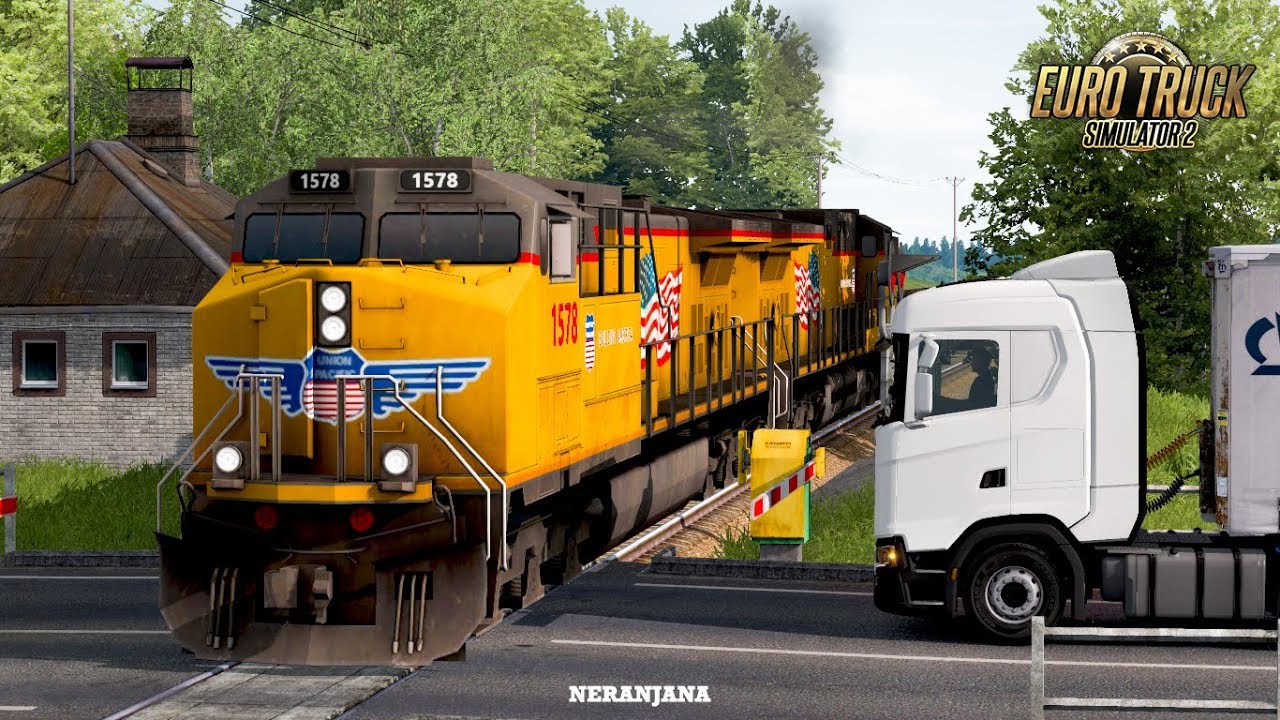 ETS 2 Mod | Improved Trains v3.3 from America to ETS2 [ETS2 v1.36]