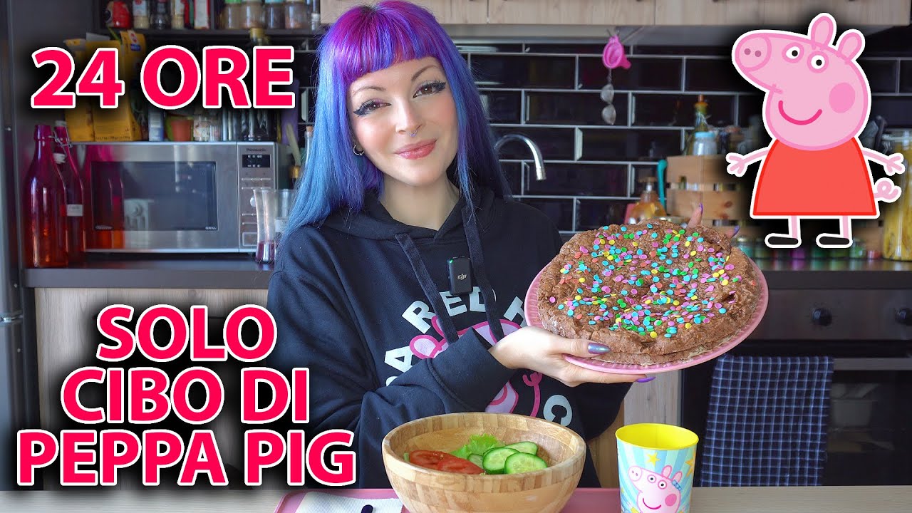 MANGIO SOLO CIBO DI PEPPA PIG PER 24 ORE