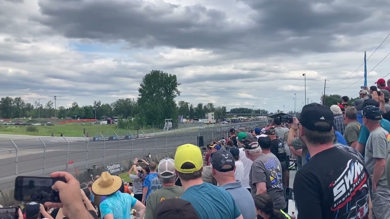 Clips from the NASCAR Xfinity series race at Portland 2024