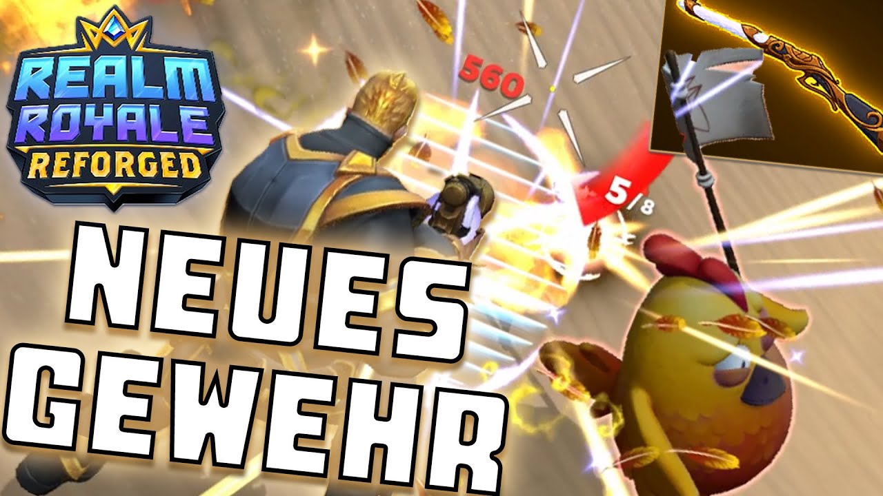 Realm Royale Reforged, Ich probiere das neue Vererbte Gewehr aus!!! / German Gameplay