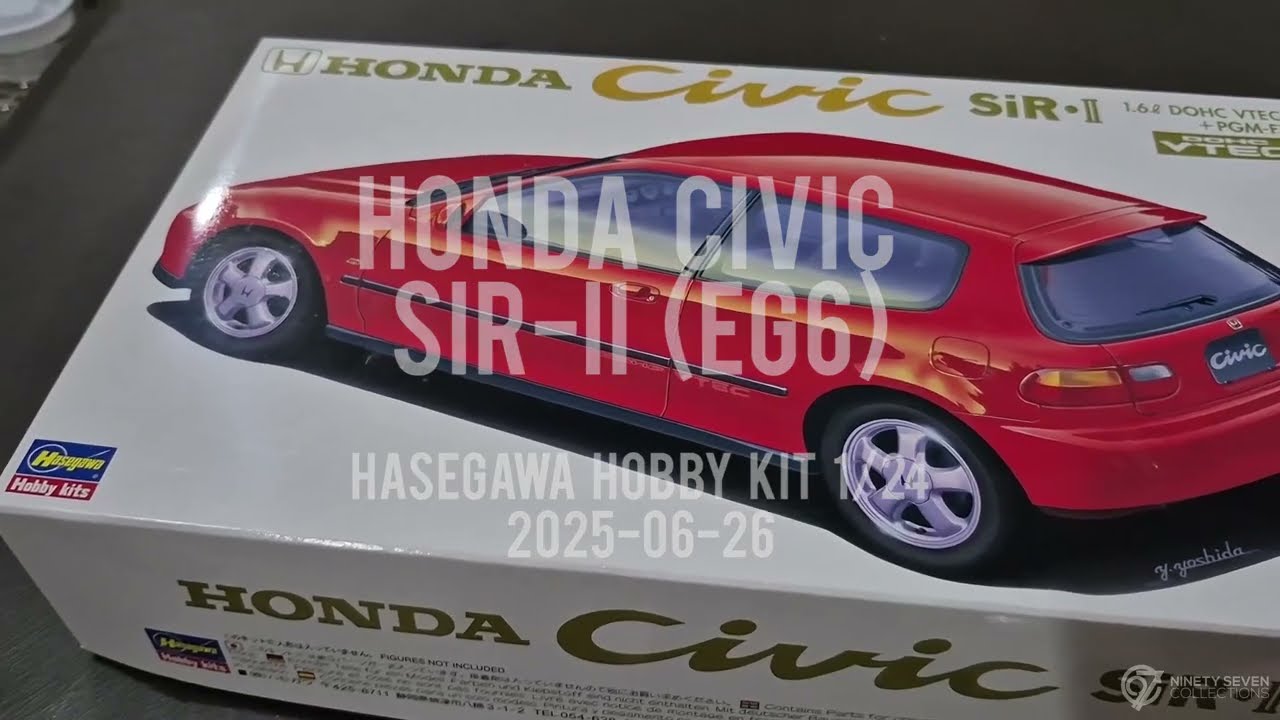 Honda Civic SiR-II (EG6) (Hasegawa Hobby Kit 1/24) Teal Green