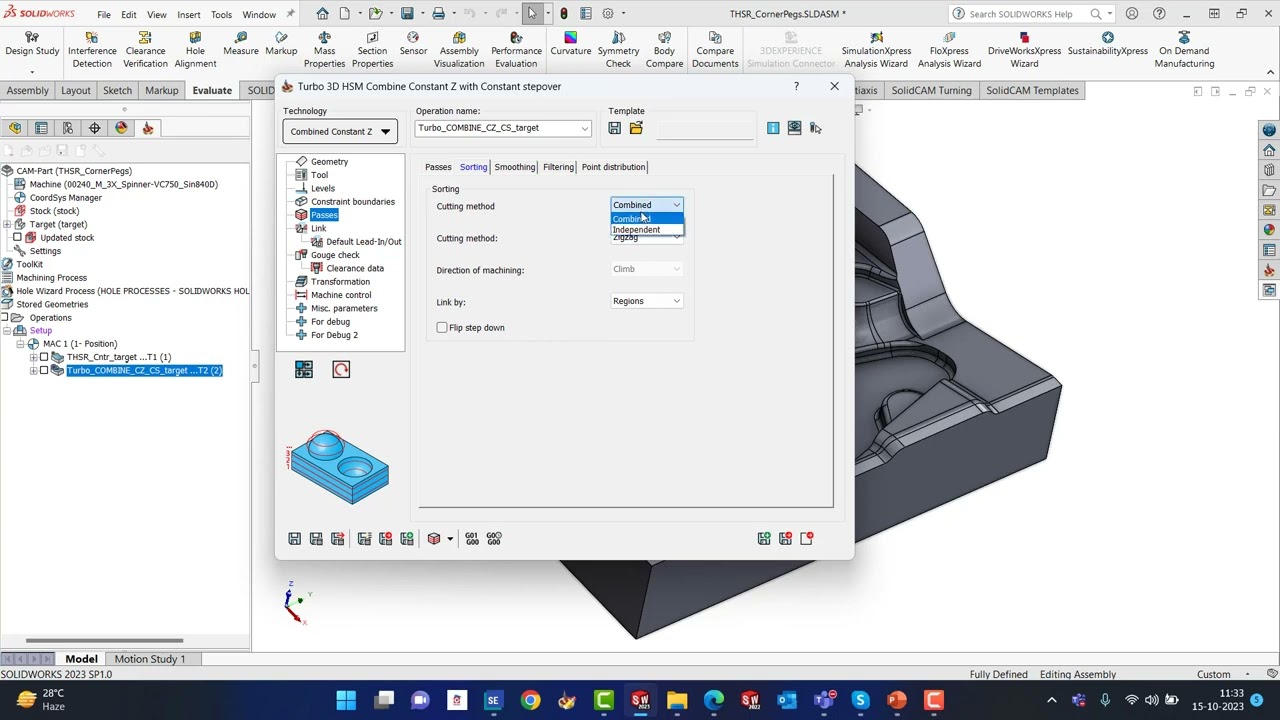 SolidCAM 2023 - Turbo HSM – Independent Cutting Method