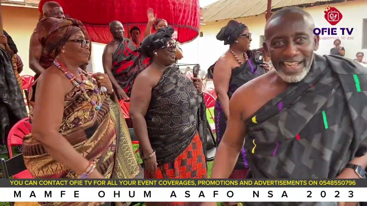 OSABARIMA ANSAH SASRAKU II CELEBRATES #MAMFE 2023 OHUM FESTIVAL - ASAFO NSA