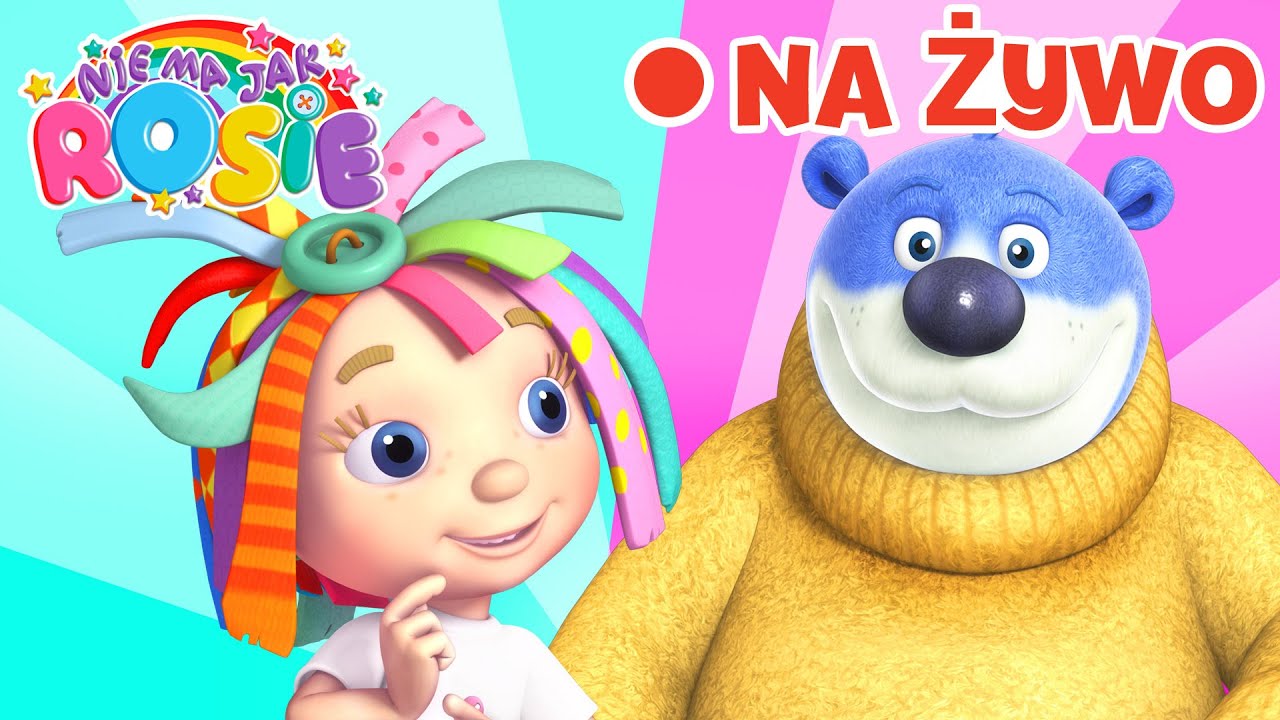 🔴| NA ŻYWO: Maraton Przyjaźni Rosie 💕 Bajki dla przedszkolaków – nieustanna zabawa!