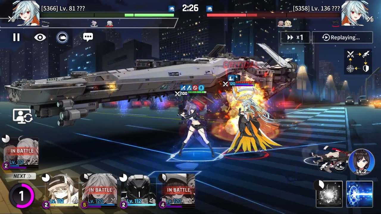 very close game - CounterSide pvp - awakened Sigma