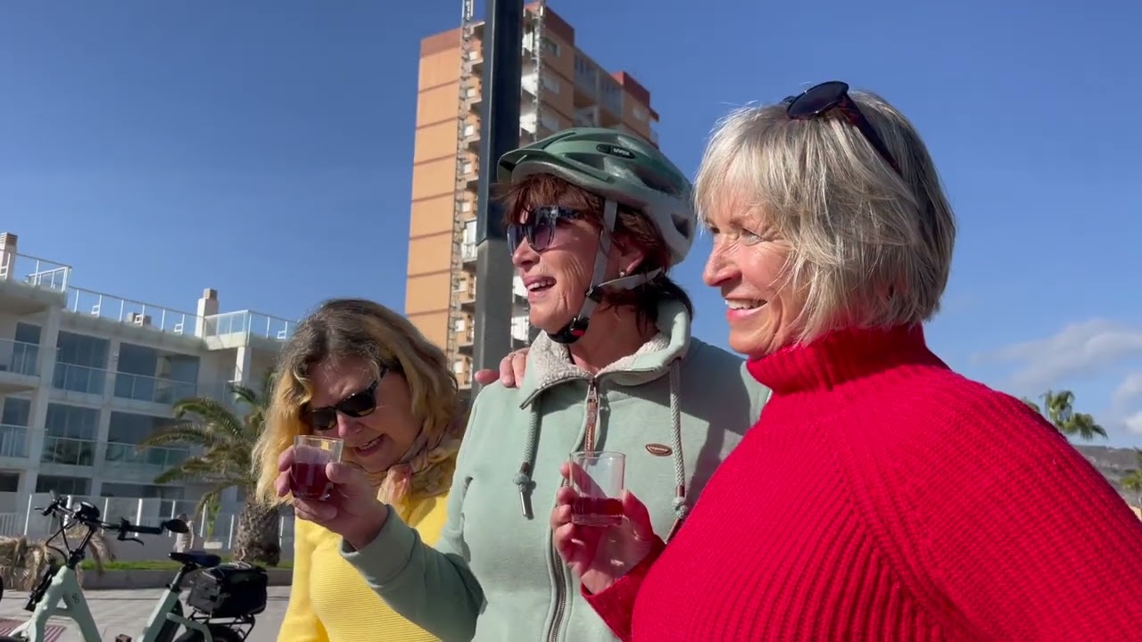 Überwintern in Spanien, Fahrradtour mit Camperfreunden bei Orpesa #52 2023