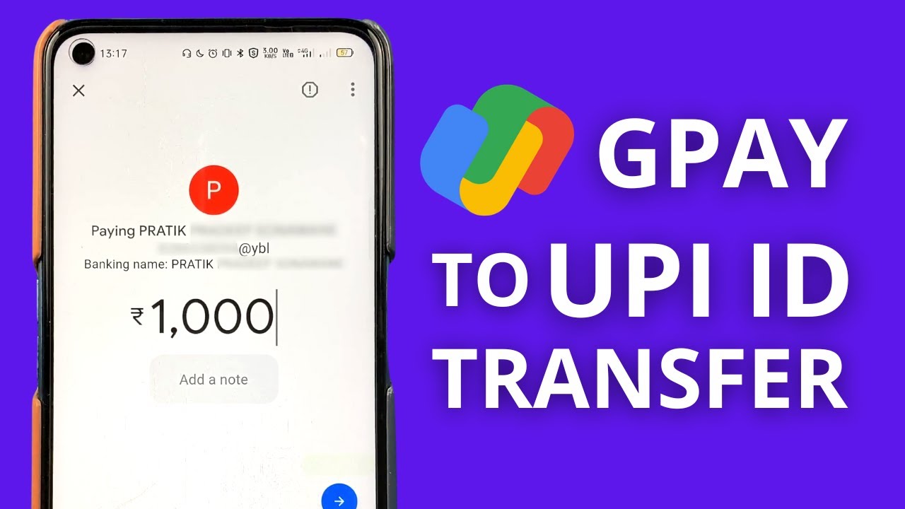Google Pay to UPI ID Money Transfer | Send Money Using UPI ID