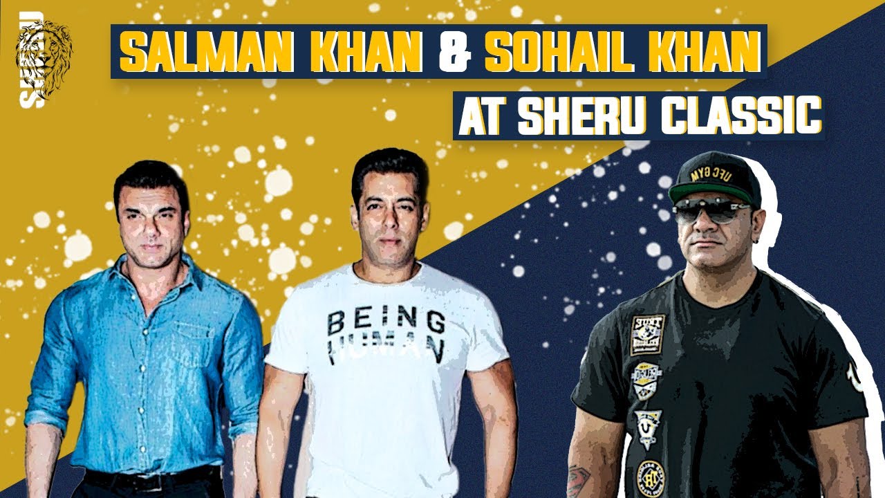 SALMAN KHAN & SOHAIL KHAN AT SHERU CLASSIC | Ihff Sheru Classic Amature Olympia India