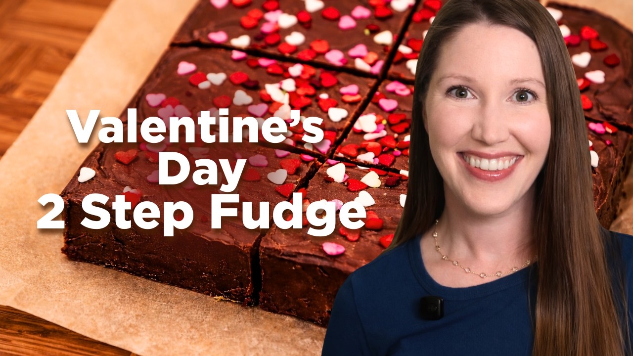 Quick 2-Ingredient Chocolate Fudge (No Bake!)