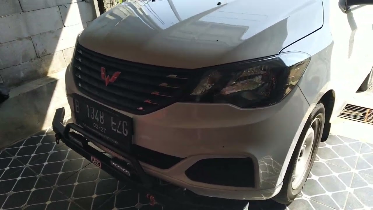 wuling confero....terpasang1set towing bamper depan belakang
