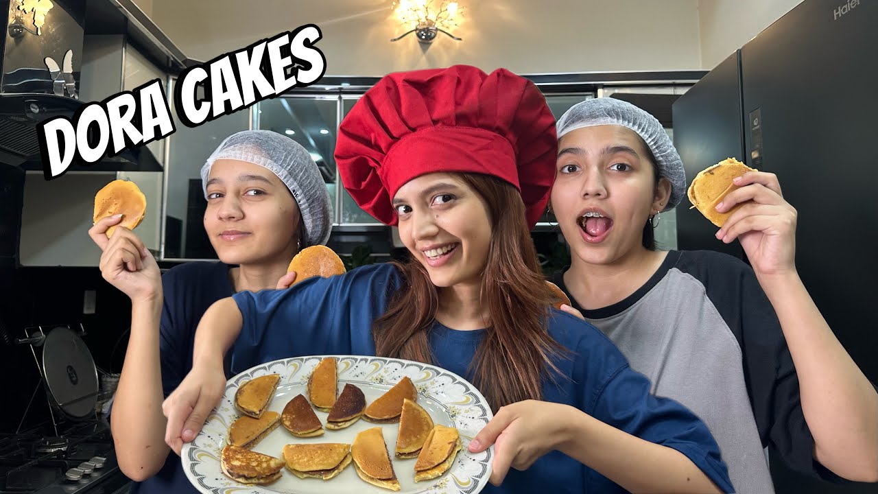 Cooking Dora cakes for the first time | Sistrology | Fatima Faisal