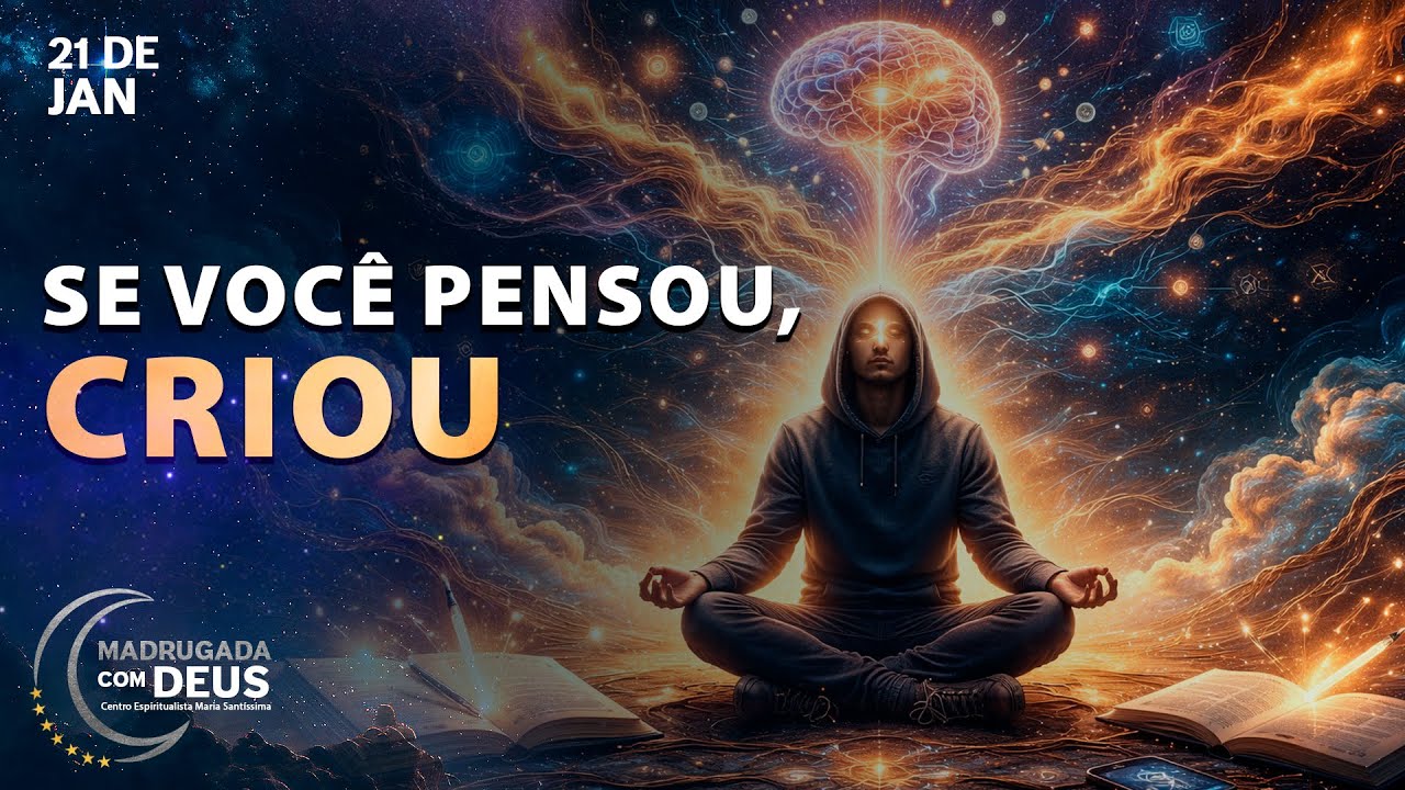 VIGIE SEUS PENSAMENTOS OU ELES GOVERNARÃO SUA VIDA | Madrugada com Deus