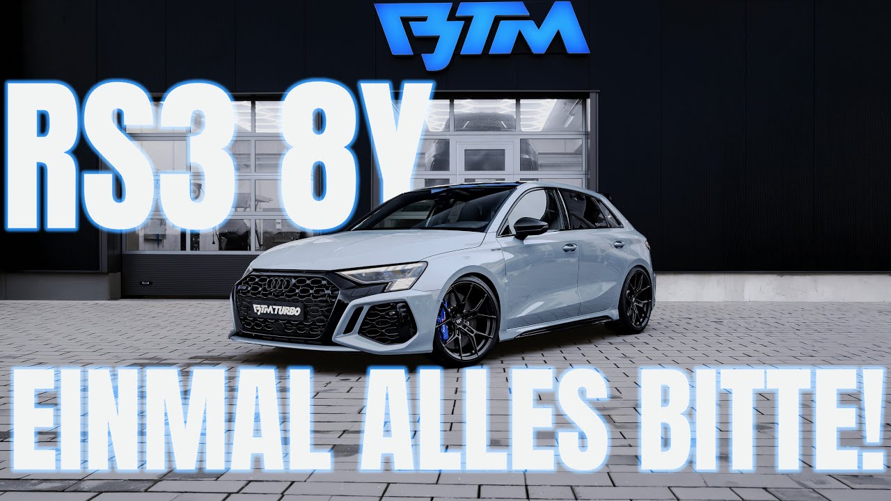 RS3 8Y mehr geht nicht! Upgrade Turbo und Alcantara wohin das Auge reicht!