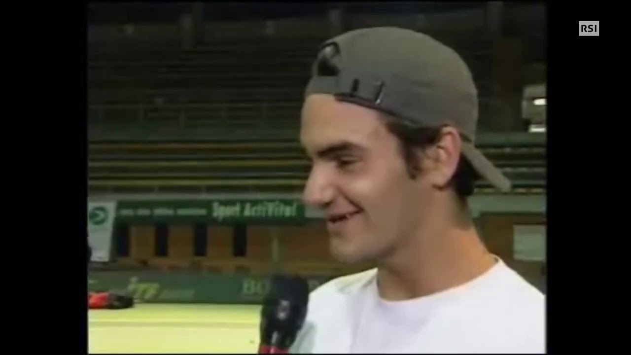(EXTREMELY RARE) ROGER FEDERER at 17 Years Old - 1999